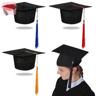 SOFTNESS Graduation Hat, 2024 Graduation Congrats Grad Mortarboard Cap, Unisex High School Graduation Season University Party Supplies