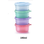 Tupperware Small Round Container 190ml 2 or 4pcs