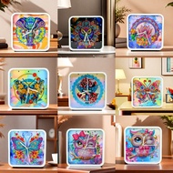 Diamond Painting Square Frame Clock 22x22 DIY Children Stickers Parent-Child Handmade Crystal