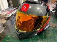 Mt helmet thunder 4 sv 多層電鍍紅鏡片