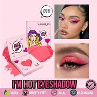 อายแชโดว์สีพื้น 1 ชิ้น I'm Hot เม็ดสีแน่น เนื้อเนียน เกลี่ยง่าย แบบแมตต์ กลิตเตอร์ชิมเมอร์ ให้เอฟเฟก