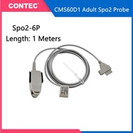 CONTEC Adult Spo2 Probe 6Pin 1 Meters Long for Oximeter CMS60D1