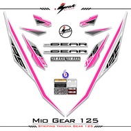 Striping Mio Gear 125 Motif 27 Sticker Gear 125 Yamaha Gear Sticker Standard Body List Striping Stic