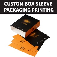 Customized Packaging box sleeve printing for any box size / box Thank you sleeve printing
