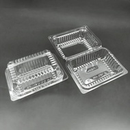 BENXON OP-C46 (50PCS/PACK) BEKAS KUIH PLASTIK/PLASTIC FOOD CONTAINER WITH LOCK/CLEAR TRAY DISPOSAL