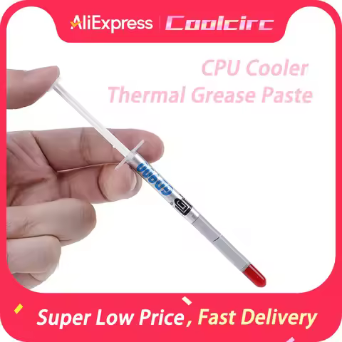 Coolcirc 1pcs GD900 CPU Cooler Thermal Grease Paste CPU VGA LED LCD Cooling fan Heatsink