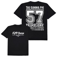 TAU GAMMA PHI Triskelion Grand Fraternity ( 57th Anniversary Series)for men 220gCotton casual
