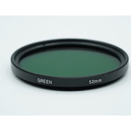 HIJAU Green Filter 52mm Color Lens Filter 52 mm Camera Filters - Green Filter