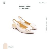 LA BELLA รุ่น ASHLEY BOW SLINGBACK - PEARL
