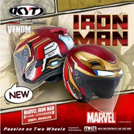 * *KYT Venom Limited Special Edition Marvel Collection Double Visor Helmet Iron Man