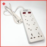 Ổ Cắm Điện 10 Lỗ Chéo SOPOKA 10A - Ổ Cắm Đa Năng Dùng Cho Phích Chân To - 2200W - BH 2 Năm