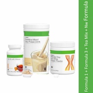 HER BA_LIFE Formula 1 Protein F1 Nutritious Mixed Soy Formula 3 F3 Protein Herbal Aloe Tea Mix NW Co