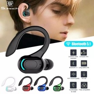 【Clearance sale】 Bluetooth 5.2 Earphone Waterproof Wireless Headphones With Mic Mini Ear Hooks Hifi Stereo Music Earbuds For Phone