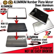 ALUMINUM Number Plate Motor HONDA YAMAHA Flexible Universal R15 RS150 RSX 150 LC135 PCX NVX Nmax RFS