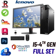 Lenovo ThinkCentre  Desktop CPU & Full Set Intel Core ( i5-4th Gen ]  Refurbished  See More ........