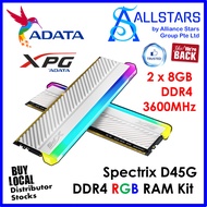 (ALLSTARS : We are Back) ADATA XPG Spectrix D45G (White / D45G) (Warranty Ltd Lifetime with TechDyna