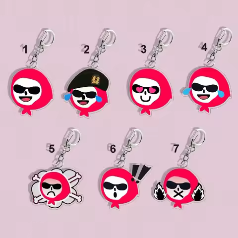 Kpop Idols G-Dragon Keychain Cartoon Cute Avatar Pendant Keyring INS Style Bag Accessories BigBang F