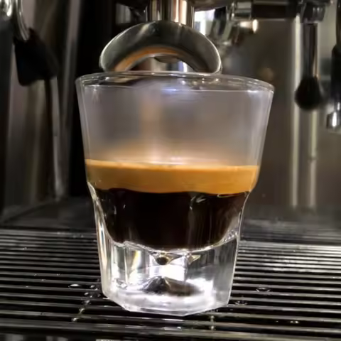 1/2/4/6pcs 4oz Blue Bottle Dedicated Flat White Coffee Glass Iced Latte Cup for Italian Espresso Sma