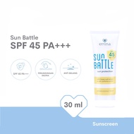 Emina Sun Battle SPF 45 PA+++ 30 ML - Sunscreen - Facial Treatment - Sun Protection - Emina Facial S