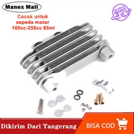 【Ready Stok】Oil Cooler Kuler Blade Beat Carbu Radiator Beat Carbu Kecil Variasi Kecil Aluminium Engine Oil Cooler Pendingin Radiator untuk 125CC-250CC Motor Dirt Bike ATV COD