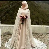 Unik Gaun Pengantin Hijab Diskon