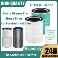 For Sterra Breeze Pro / Sterra Paws / PerySmith Ai13 Pro Air Purifier Replacement H14 True HEPA Acti