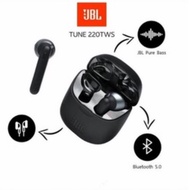 Bluetooth Headset Jbl Tune 220 Tws T220 Earbuds Wireless Earphones