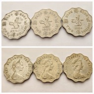 1975,1983,1984年貳元硬幣