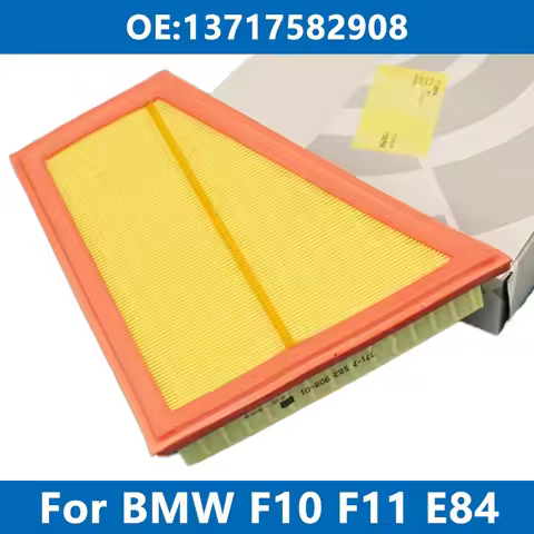 Car Air Filter Cleaner Element 13717582908 For BMW F10 F11 E84 520i 523 528i X1 16i 20i Z4 2011-2017