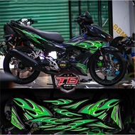 Winner X V2 Fire Stamp Full Black color combination MSX2011 Winner X Accessories