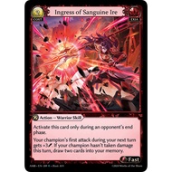 (EN-209R) Grand Archive TCG – Ingress of Sanguine Ire Archief Game Card