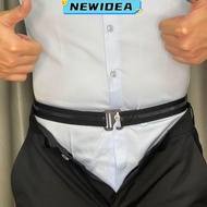 NEWIDEA Anti Wrinkle, Non-slip Shirt Stay Best Waistband,  Elastic Nylon Business Belt