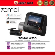 70mai A510 Dash Cam Dual Vision Car Recorder with GPS ADAS