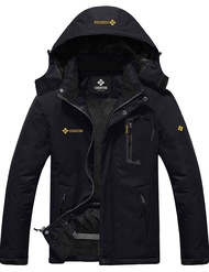 Men's Mountain Waterproof Ski Snow Jacket Winter Windproof Rain Jacket