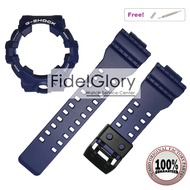 GA-700 / GA-710 Blue Matte Bezel and Strap With white font