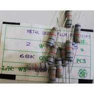 2 WATT 68 K OHM RESISTOR CONTENTS 10 PCS
