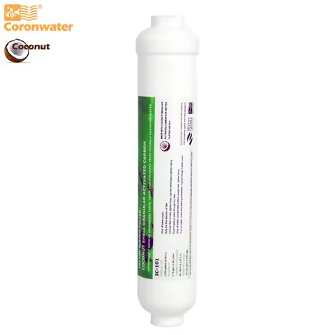 Coronwater Inline RO GAC Posfilter Coconut Shell based Activiated Carbon Water Filter IC-101