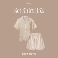 Rool - Shirt Set 2 Piece 1132 เซตเสื้อเชิ้ตฮาวายกับกางเกงขาสั้น