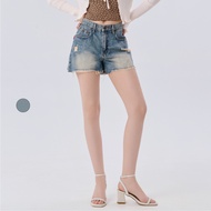 50% Fifty Percent|Ripped Trousers Denim Shorts|02561150006
