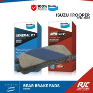 BENDIX BRAKE PAD ISUZU TROOPER REAR 1992-2003 DB1280 1set