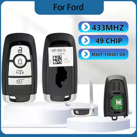 CN018146 Original 4 Buttons Smart Remote Control Key FCC MX6T-15K601-EA 49 Chip 434MHz Keyless Go Fo
