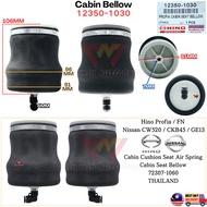 12350-1030 Hino Profia FN Nissan CW520 KABIN BELLOW Cabin Cushion Seat Air Spring ; Cabin Seat Bello