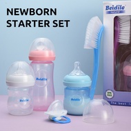 Wide Caliber Baby PP Bottle Anti-colic Nipple 125ML/330ML Bottle Brush Set Combination 10.15