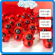 Mini squid game, cute mini Doraemon squid toy for kids (pikachu, squid game,minion)