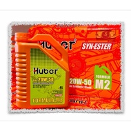 minyak hitam kereta Huber SAE 20W-50 premium synthetic blend Formula M2 4Liters engine oil minyak hi