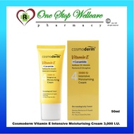 COSMODERM PELEMBAP PEMBAHARUAN VITAMIN E 3000IU 50ML / COSMODERM VITAMIN E RENEWAL MOISTURISER 3000I