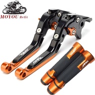 Motorcycle CNC Brake Clutch Lever+22MM Handle Grips Handlebar For KTM DUKE 125 200 390 690 DUKE390 DUKE125 DUKE200 DUKE690