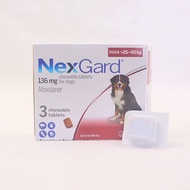 NEXGARD Obat Kutu Anjing Flea and Tick Chewable Tablets 25-50kg 1pcs