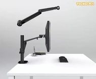 [SG Ready Stock] Monitor Desktop Dual Arm Aluminum Height Adjustable 17-32 inch Monitor +12-17 inch