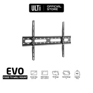 ULTi Evo Fixed TV Wall Mount - Universal Low Profile TV Mount Bracket for 40" - 80" Flat &amp; Curved